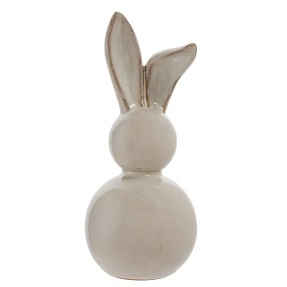 Eggs-traordinary Gift Co. Grey Ceramic Bunny Decoration 2