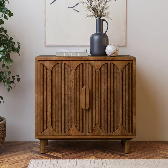 Khari 2 Door Small Sideboard, Mango Wood
