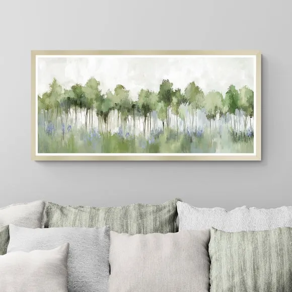 Artko Forest of Sapphire by Mona Grace Framed Print