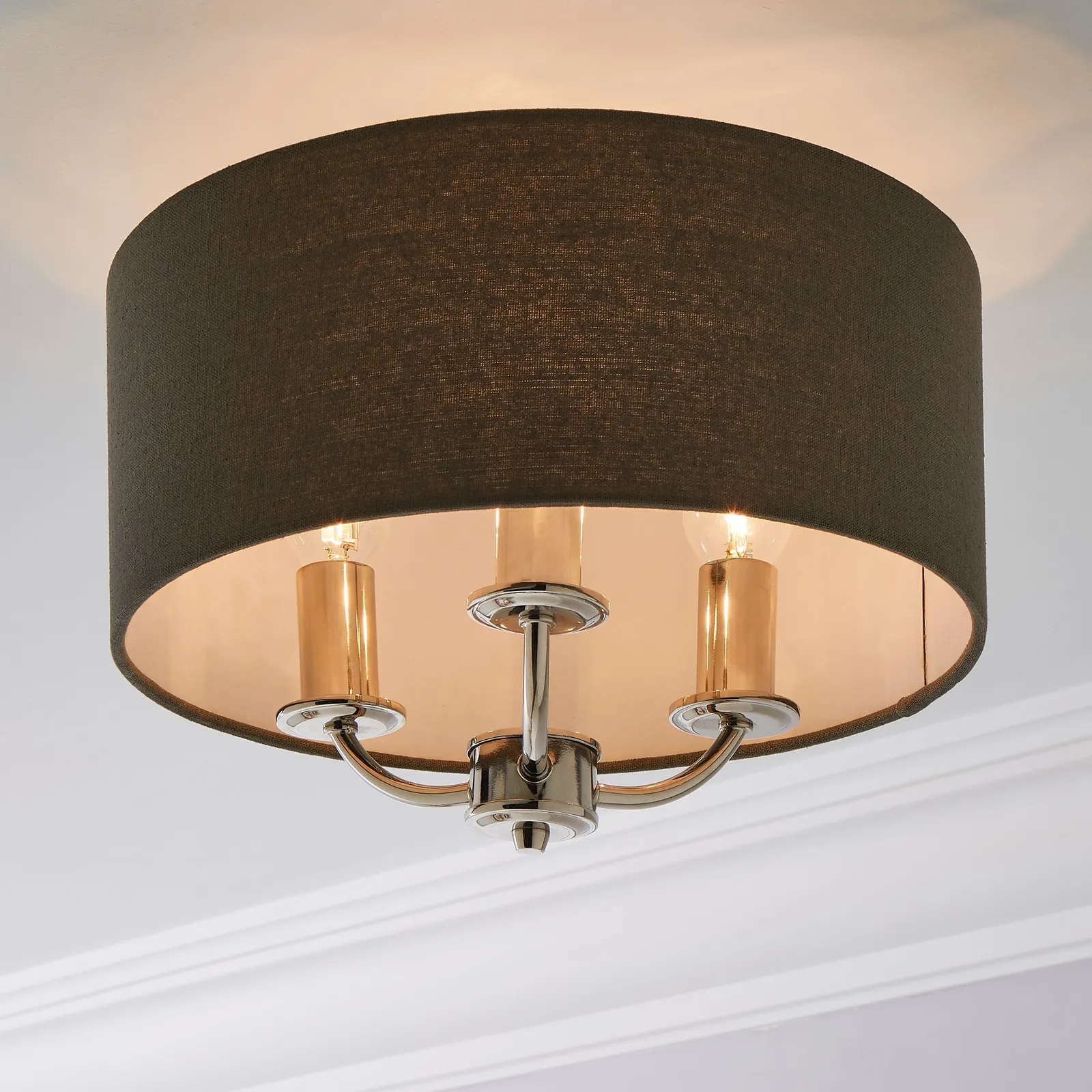 Preston 3 Light Flush Ceiling Light 1