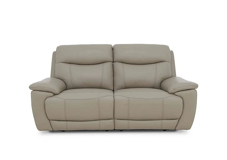 Sloane 3 Seater Leather Sofa - Oyster