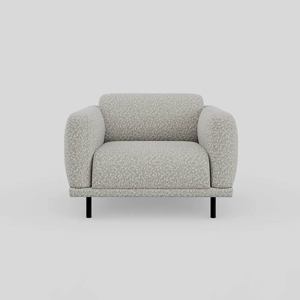 Heal's Harri Armchair Chunky Boucle Ecru