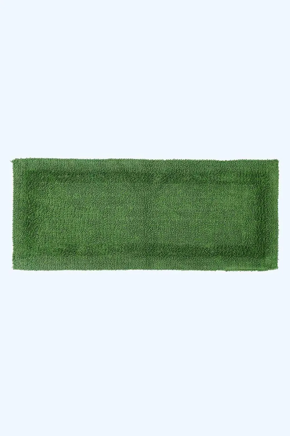 Homescapes Luxury Bath Mat Runner Reversible 1600GSM 100% Cotton, 40 x 100cm Long in Light Green
