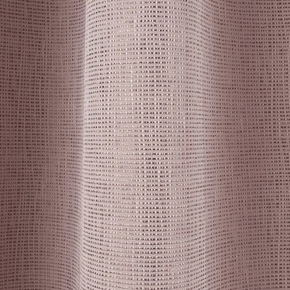 Smart Living Textured Rib Weave Pencil Pleat Blackout Curtains - 2 Panels in Pink 5