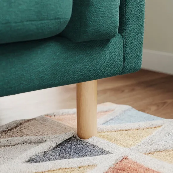Newton Luxe Chenille 4 Seater Sofa 5