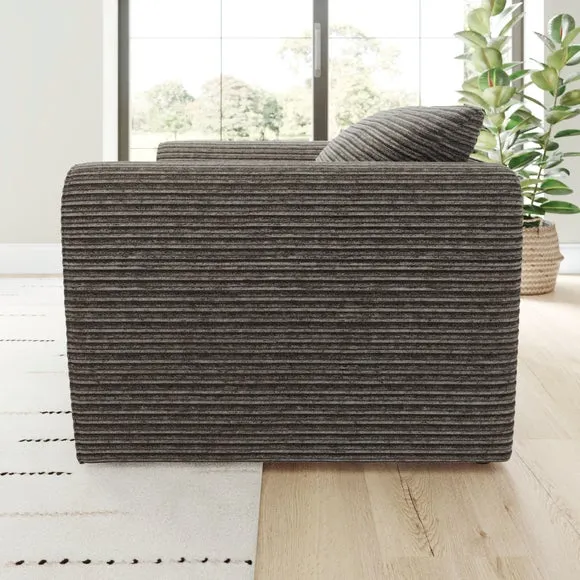 Blake Horizontal Jumbo Cord Snuggle Chair 2