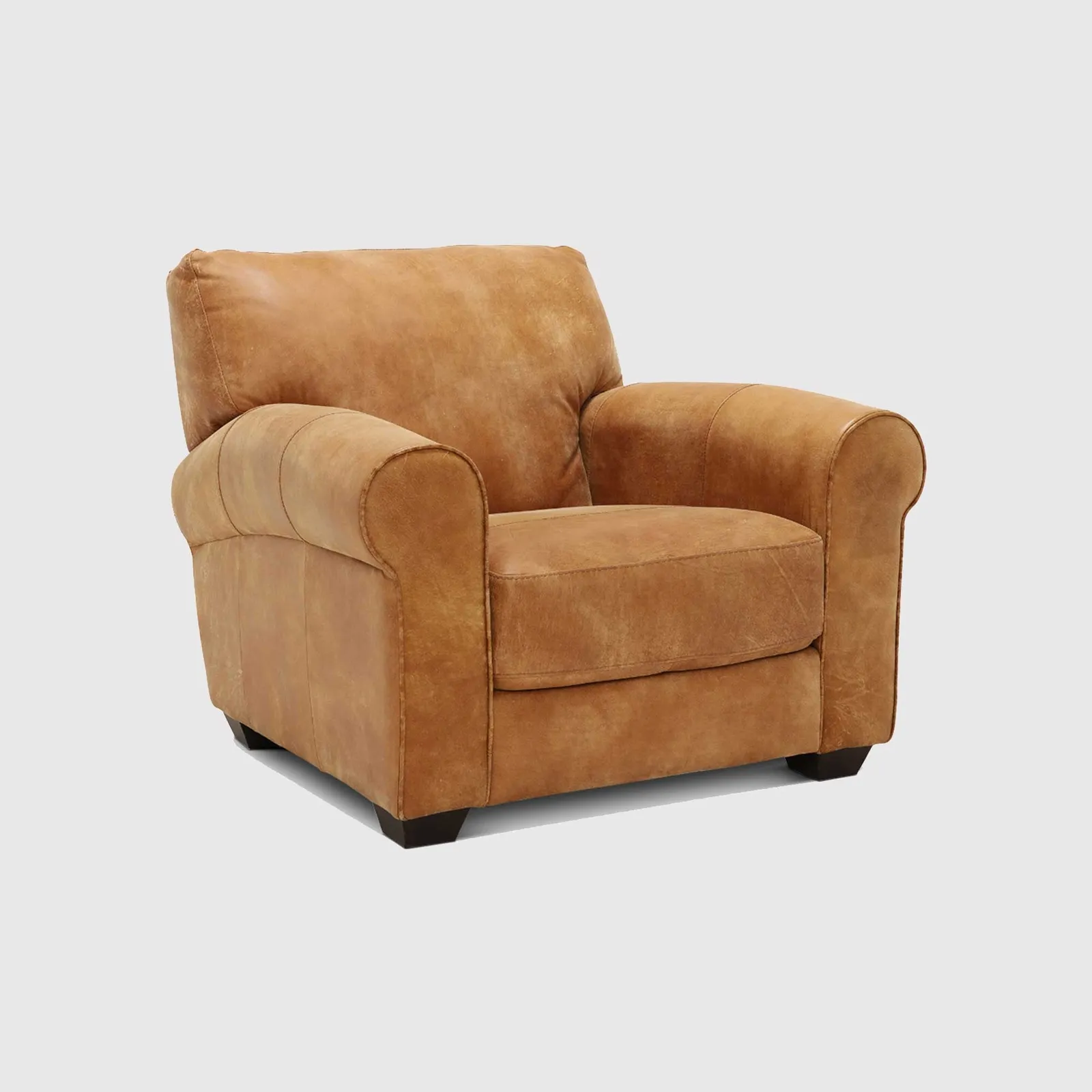 Houston Armchair, Brown Leather | Barker & Stonehouse 2