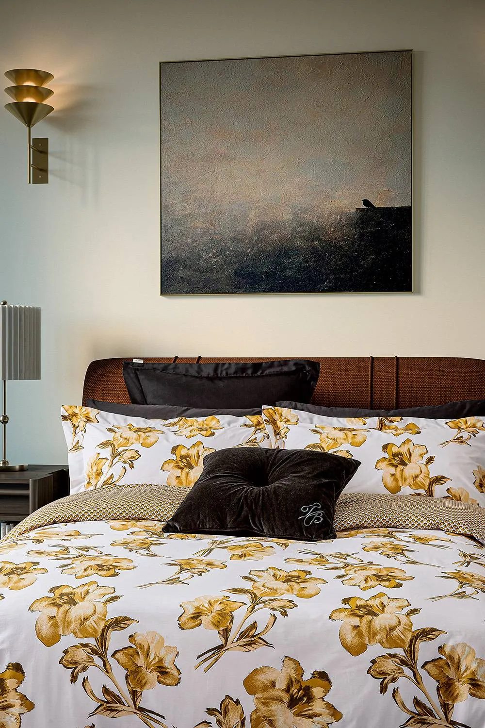 Ted Baker 'Midnight Garden' Cotton Duvet Cover Set in Cream 3