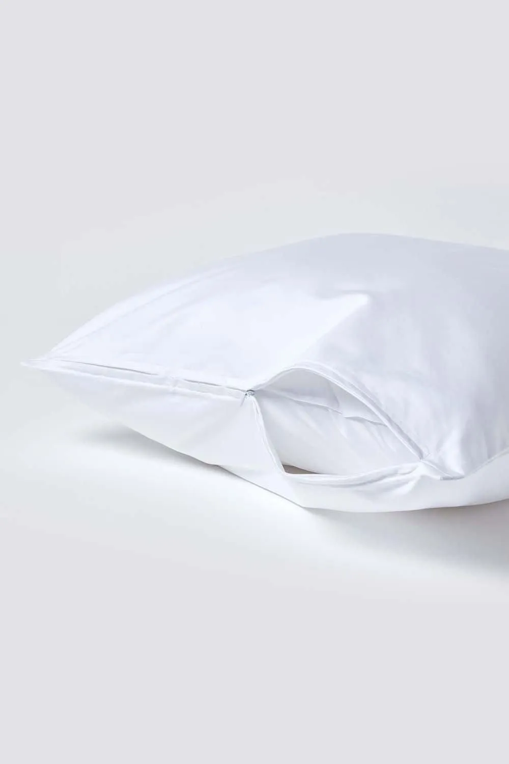 Homescapes Continental Egyptian Cotton Pillowcase 1000 TC, 80 x 80 cm in White 3