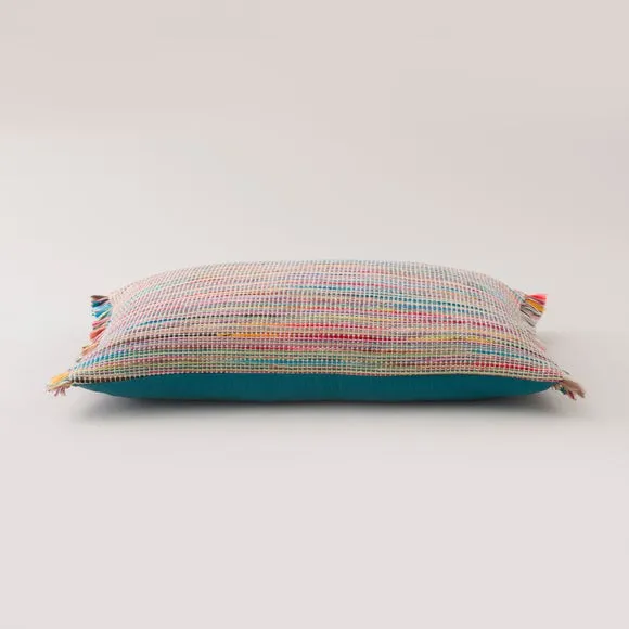 Ava Fringe Cotton Rectangle Cushion 4