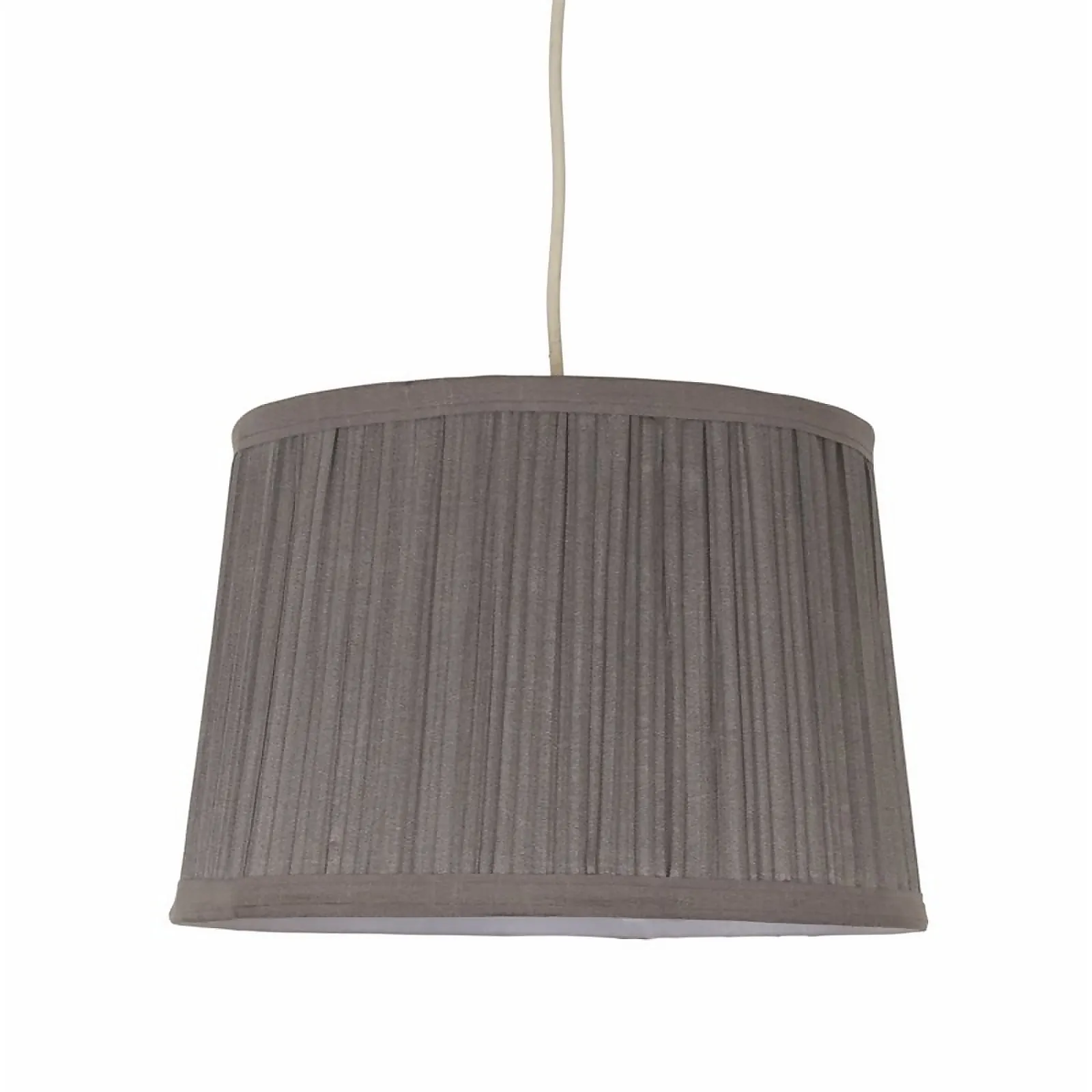 Freya Mushroom Pleat Lamp Shade - Taupe