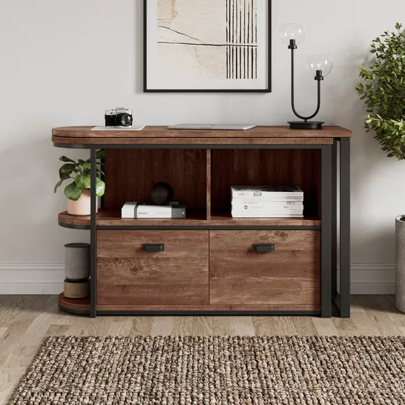 Fulton Pine Swivel Desk