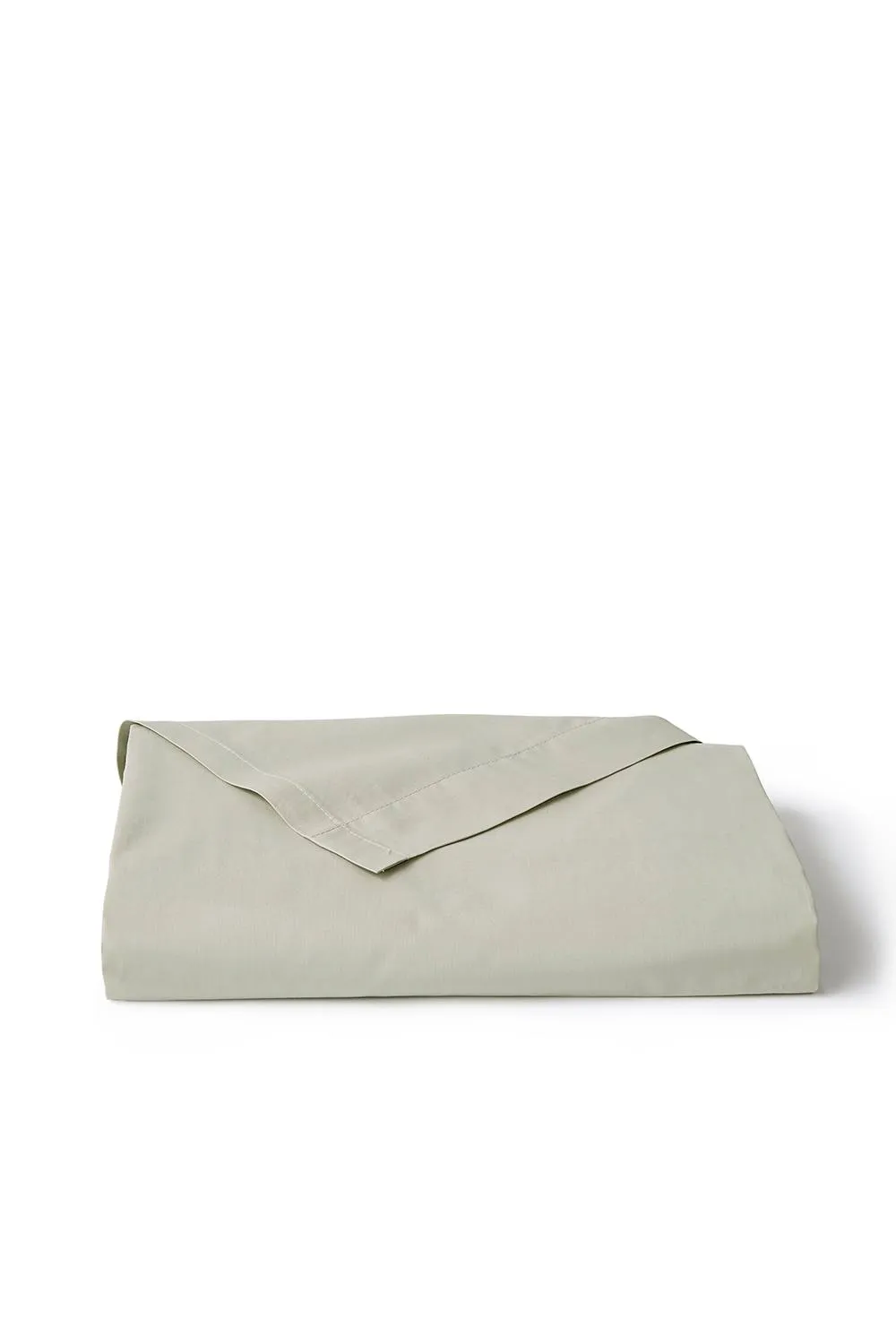CHRISTY Pure Cotton Percale Flat Sheets in Light Stone 3