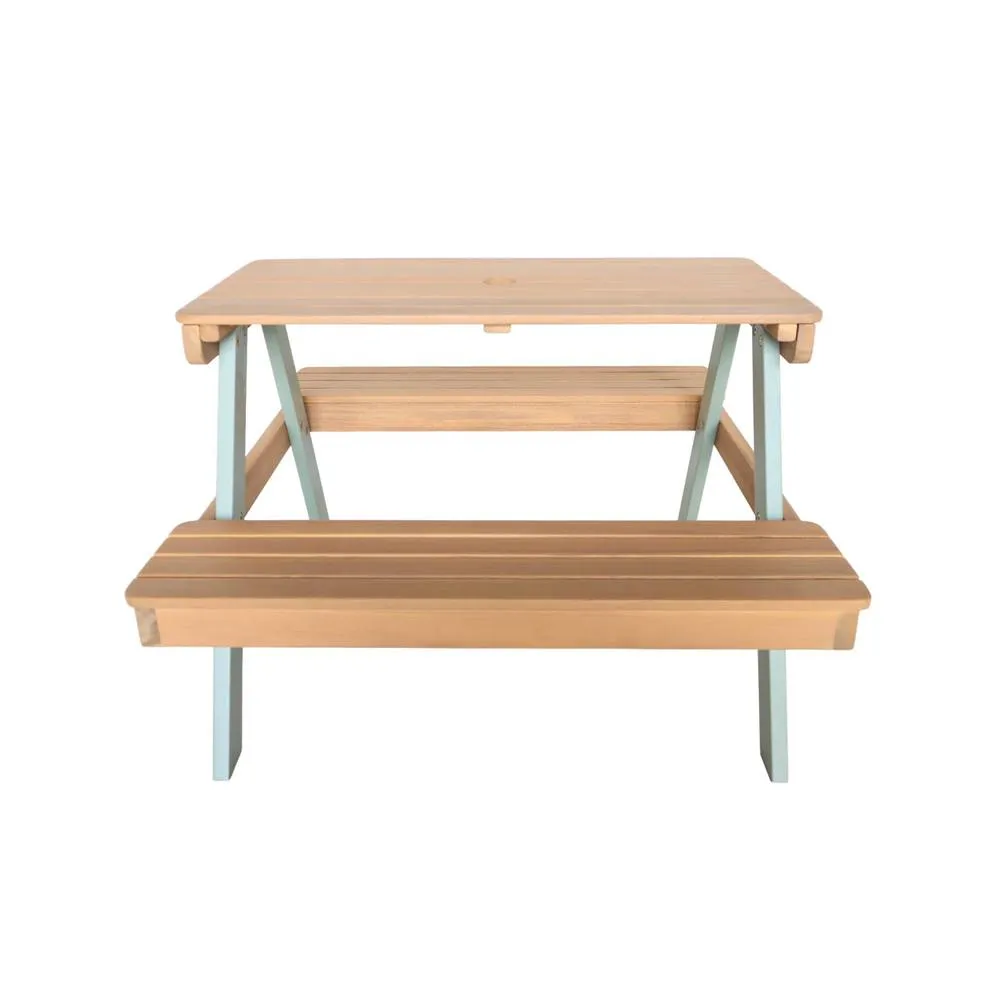 sweeek 2-seater wooden picnic table for children in Grey 5