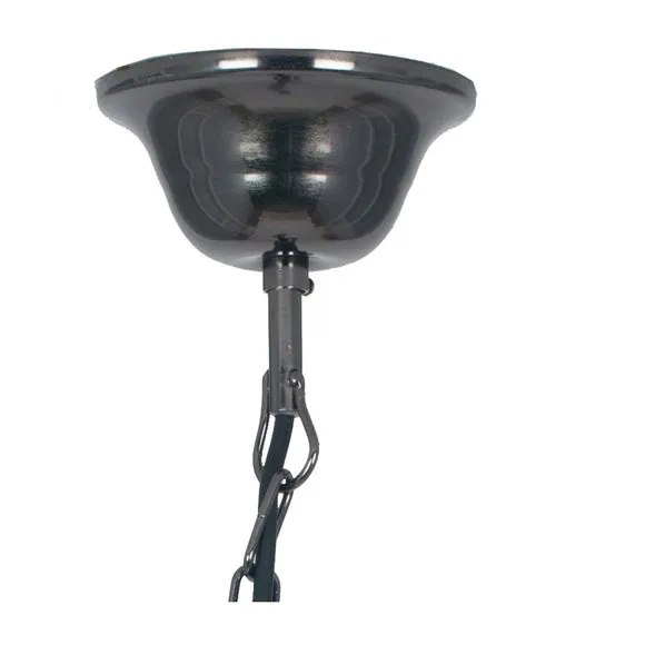 Black Chrome Traditional Pendant Light 2