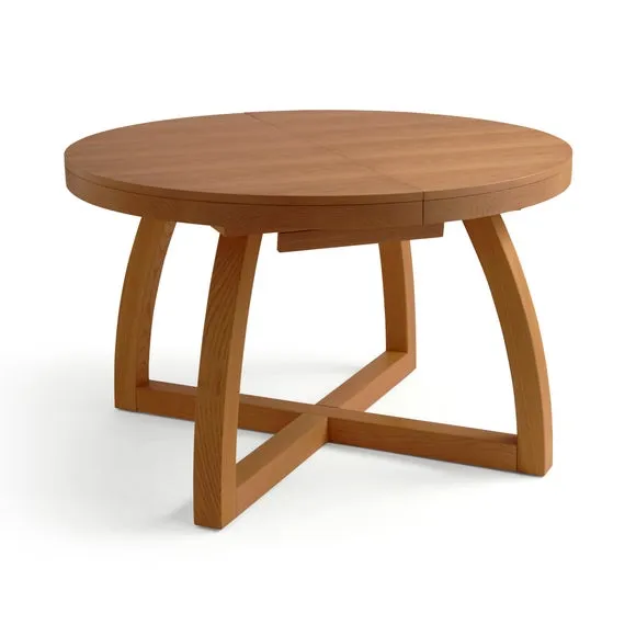 Judah Extendable 4 to 6 Seater Round to Oval Dining Table 6