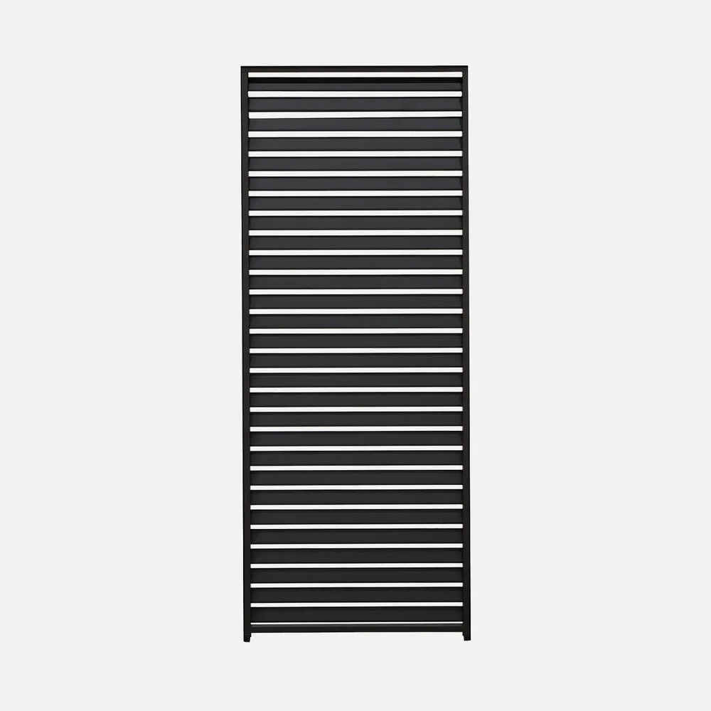 sweeek Louvered pergola aluminium 4 x 3m & 3 100cm louver panels in Dark Grey 3