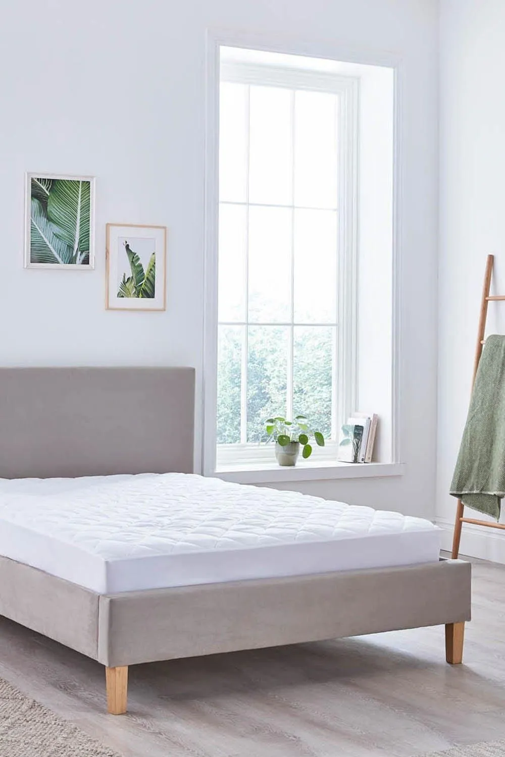 Martex Eco Pure Microfibre Mattress Protector in White