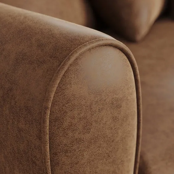 Blake Arizona Faux Leather 4 Seater Sofa 5