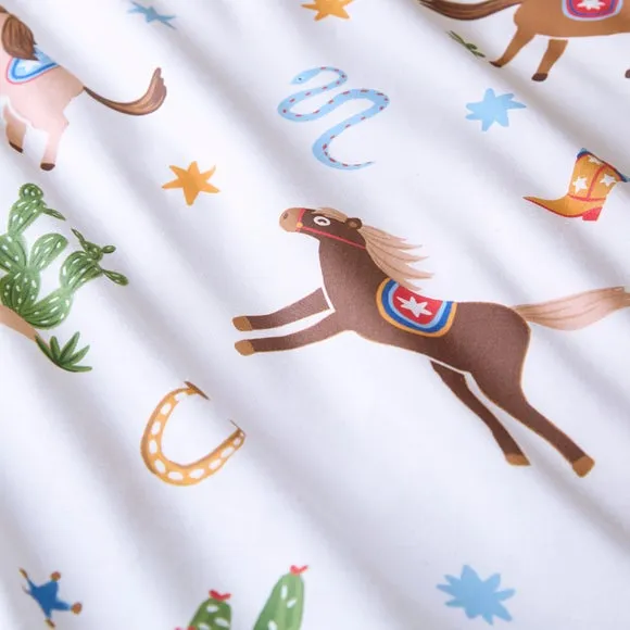 Cowboy Carnival Quilt Cover and Pillowcase Set 4