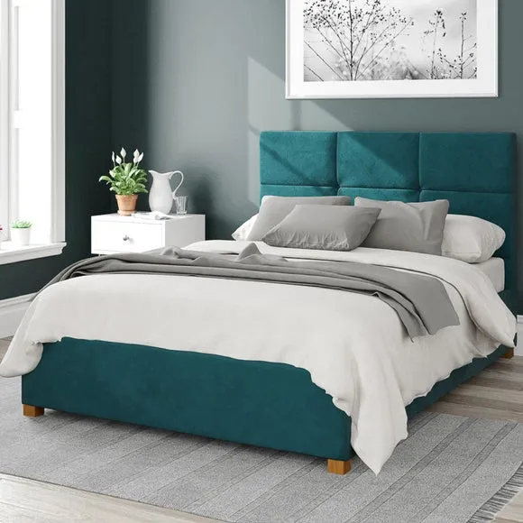 Caine Ottoman Bed Frame, Plush Velvet 1