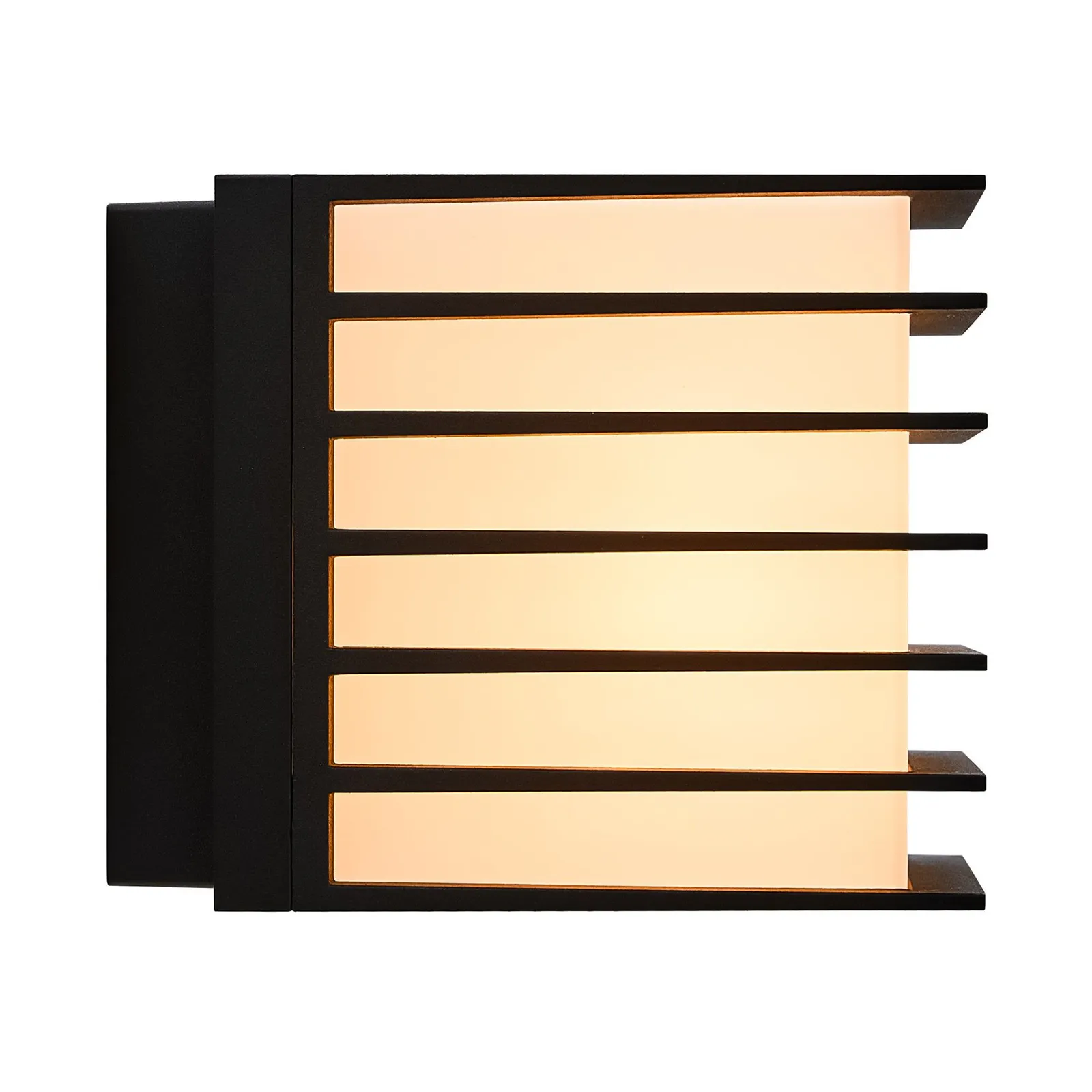 Nordlux Fluctus Outdoor Wall Light Black Metal E27 IP44 Mains 4
