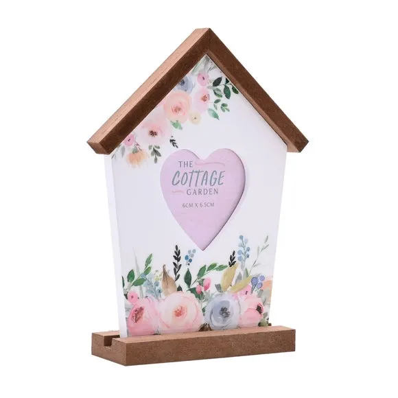 The Cottage Garden Birdhouse Heart Photo Frame 3