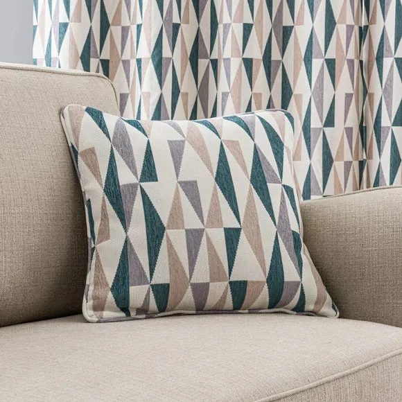 Elements Triangles Eyelet Curtains 6