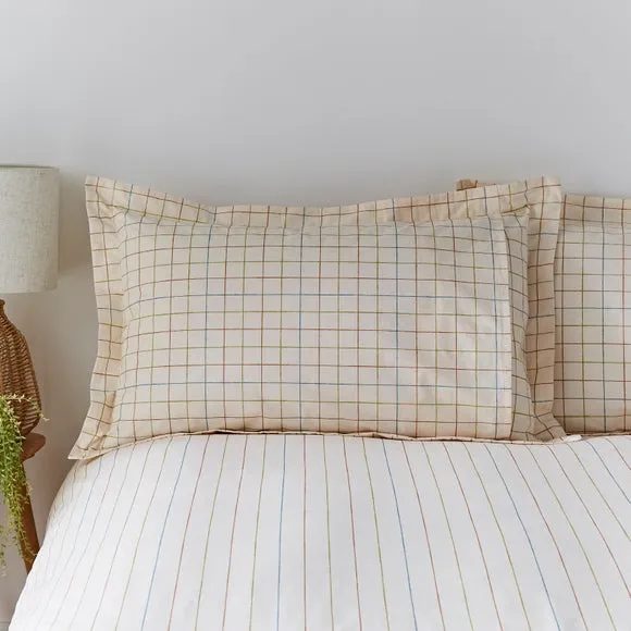 Elements Randig 100% Cotton Oxford Pillowcase