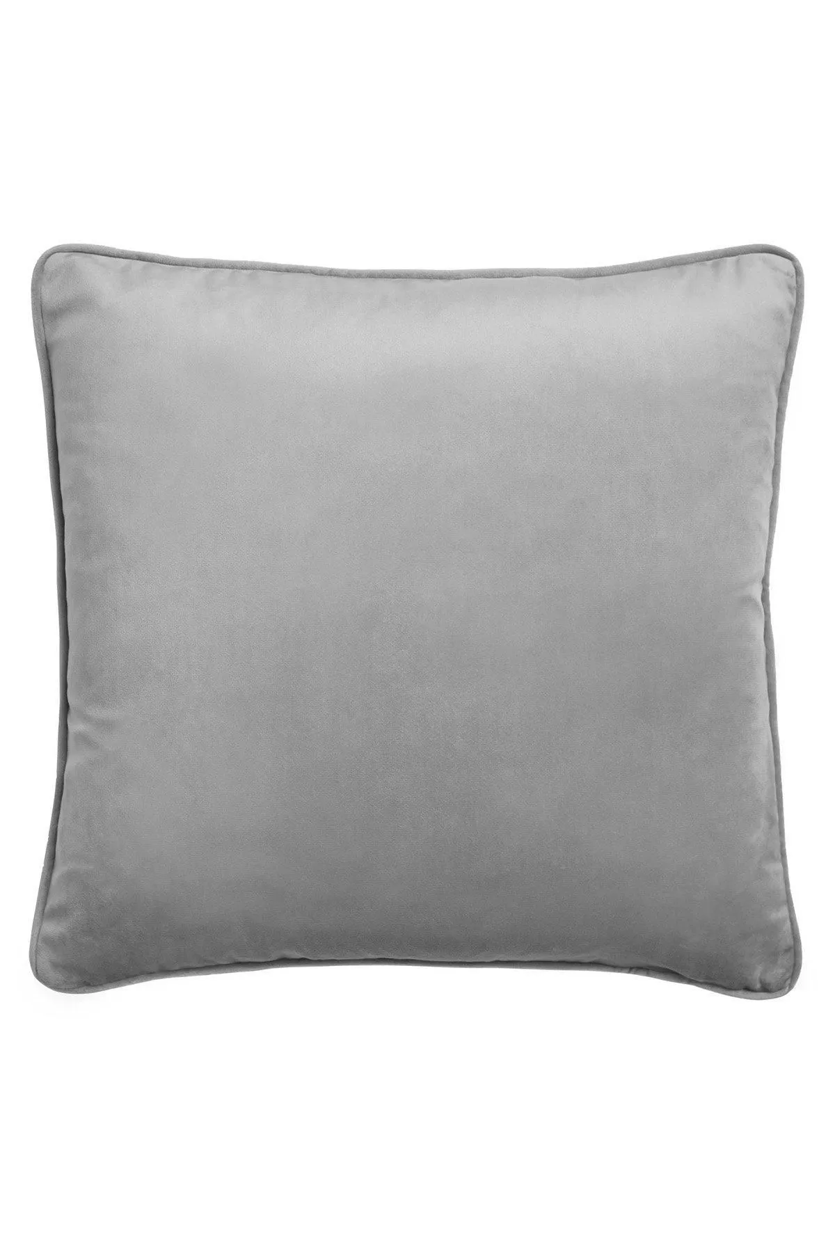 Laurence Llewelyn-Bowen 'Montrose' Luxury Filled Plain Velvet Cushion in Silver 2