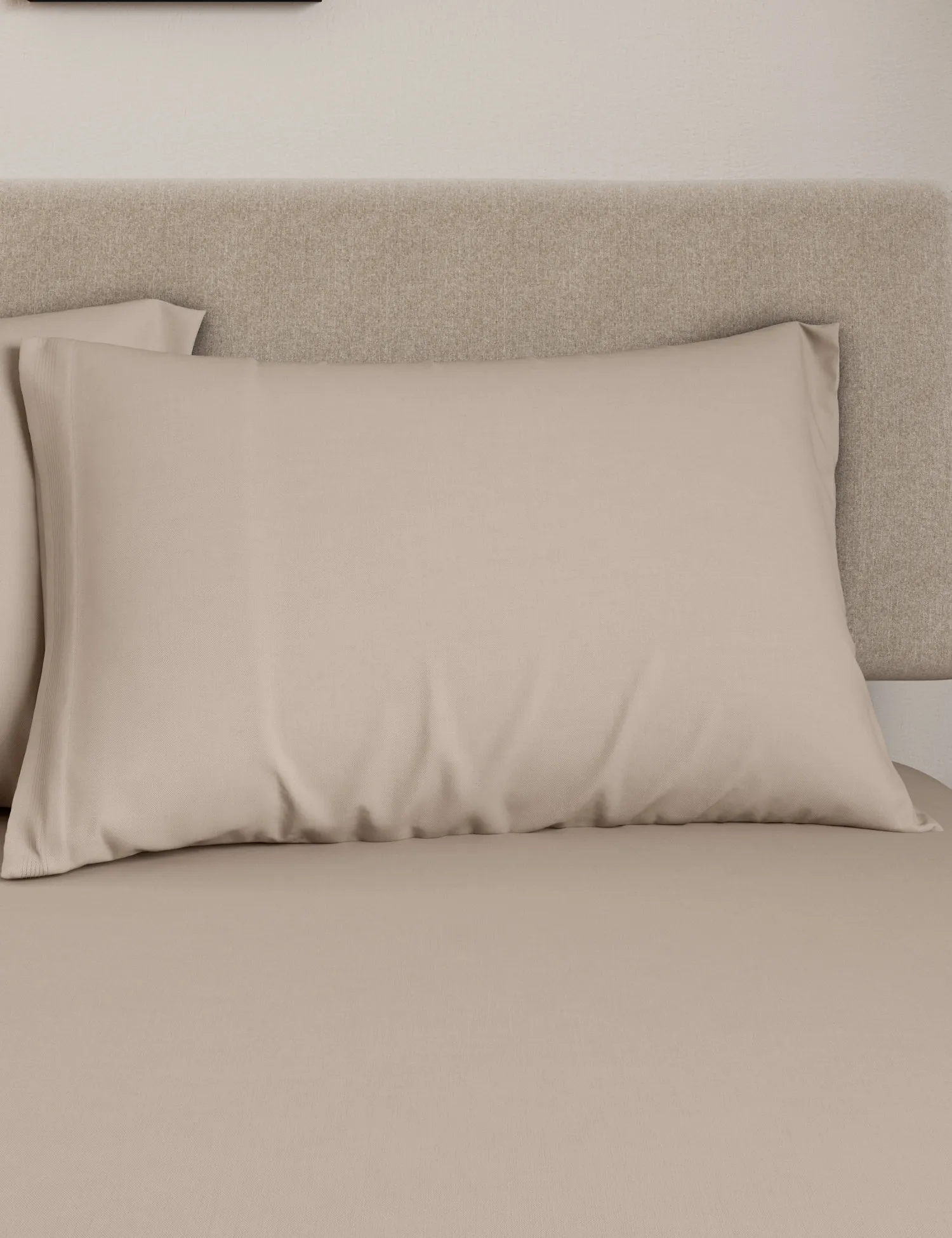 M&S Cotton Rich Deep Fitted Sheet & Pillowcase
