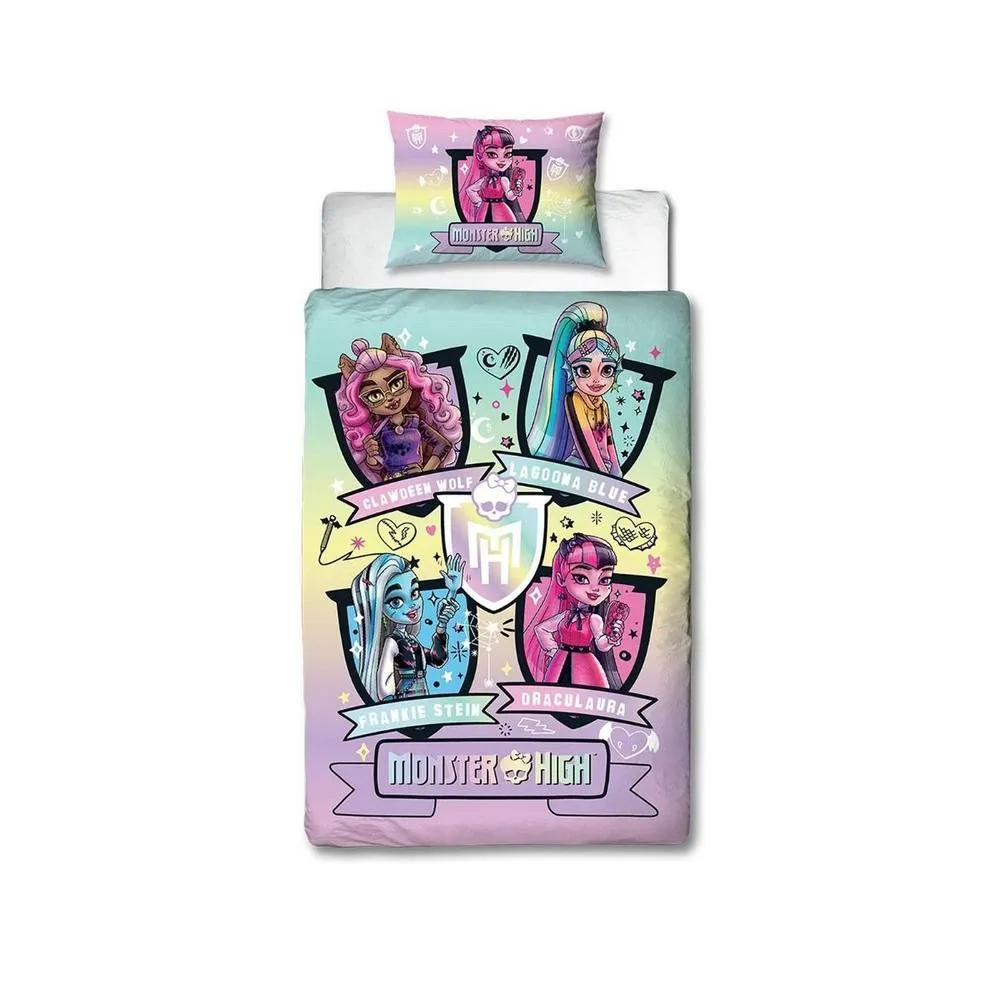 Monster High Fierce Gradient Duvet Cover Set in Purple