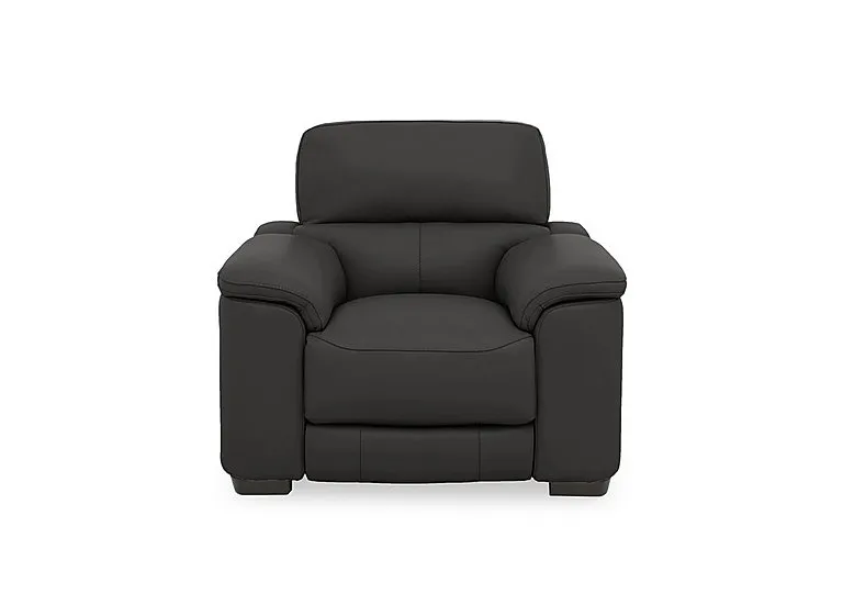 Nova Leather Chair - Classic Black
