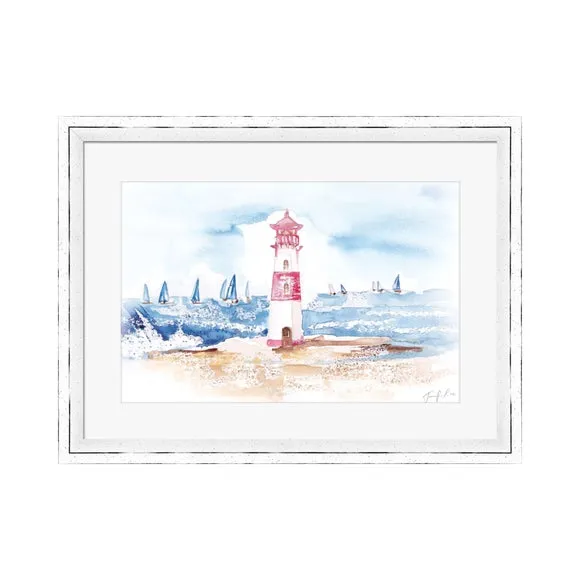 The Art Group Lighthouse Framed Print 2