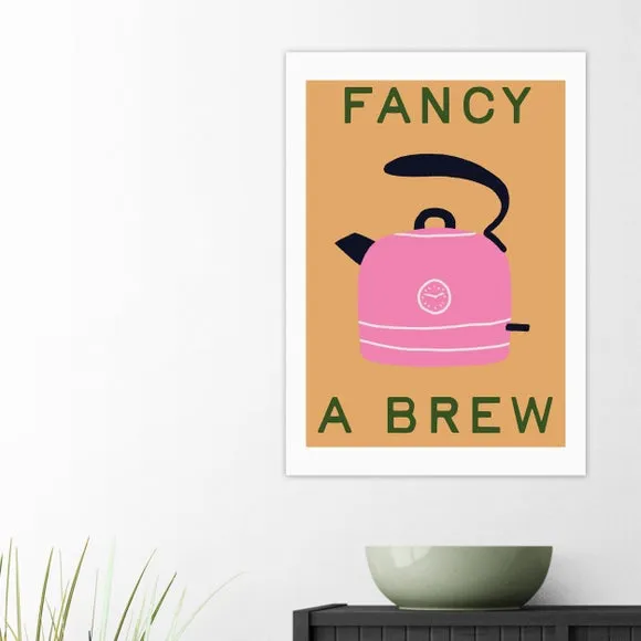East End Prints Fancy a Brew by Emmy Lupin Studio Print 1