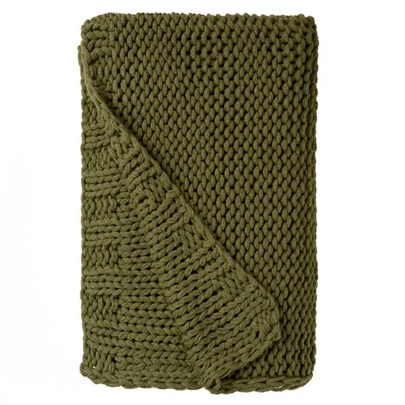 Chunky Knit Throw Blanket 4