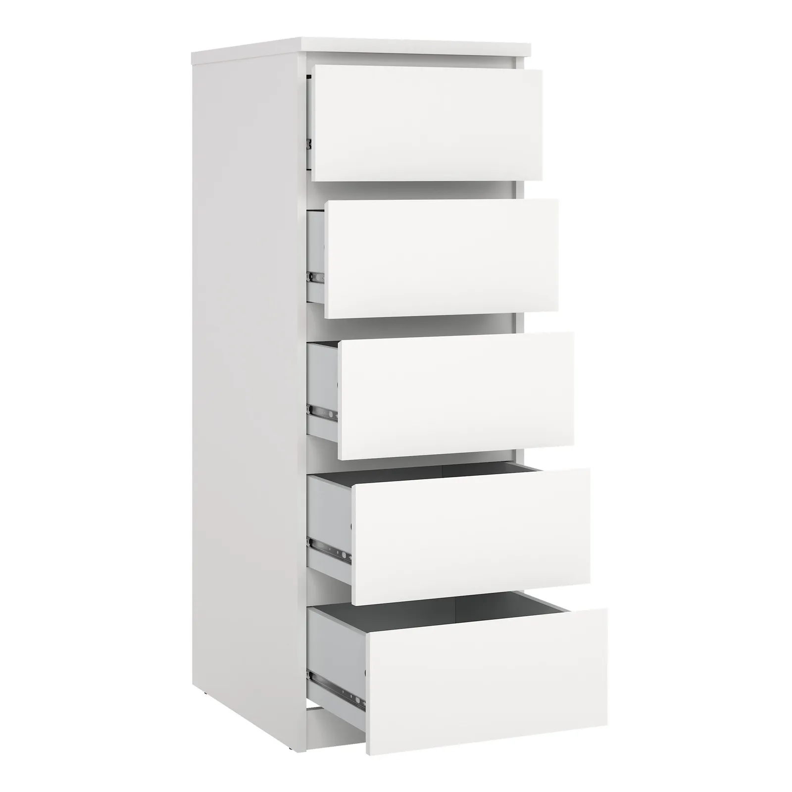 Furniture To Go Naia Narrow Chest of 5 Drawers in Natural 4