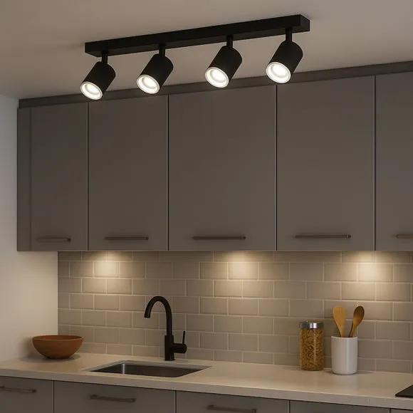 EGLO Melitello-Z Smart Colour Changing LED 4 Light Spotlight