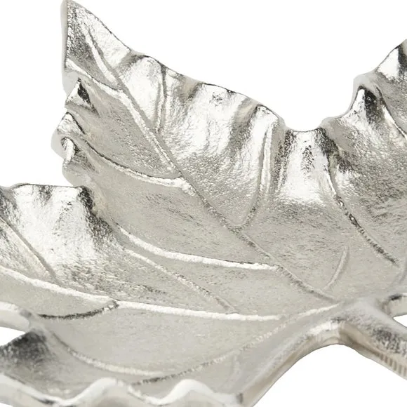 Metal Oak Leaf Bowl 5