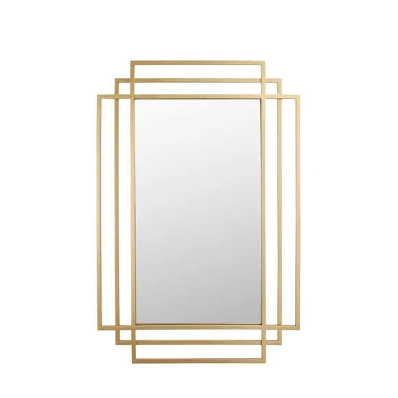 Geometric Rectangular Wall Mirror 3