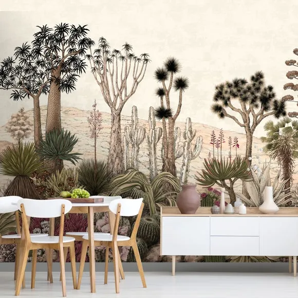 Desert Garden Wall Mural 3