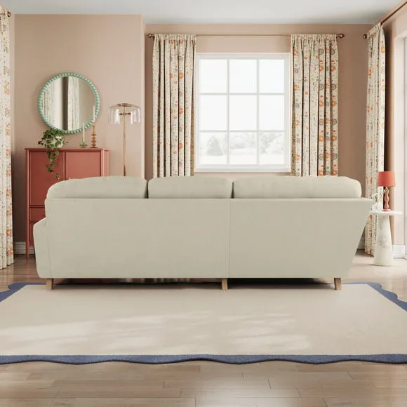 Martha Vintage Velvet Full Corner Sofa 3