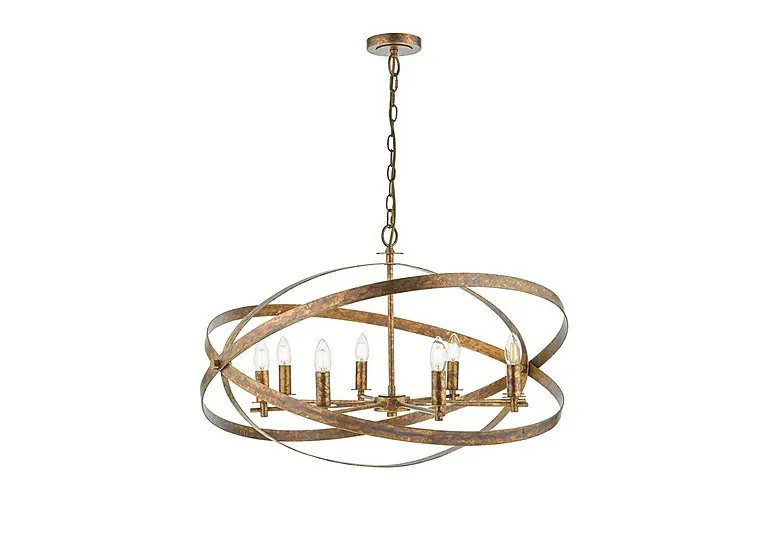 Nitya Copper 8 Light Pendant