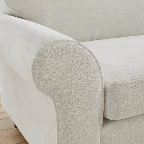 Flori Chenille Soft Texture Corner Sofa 4