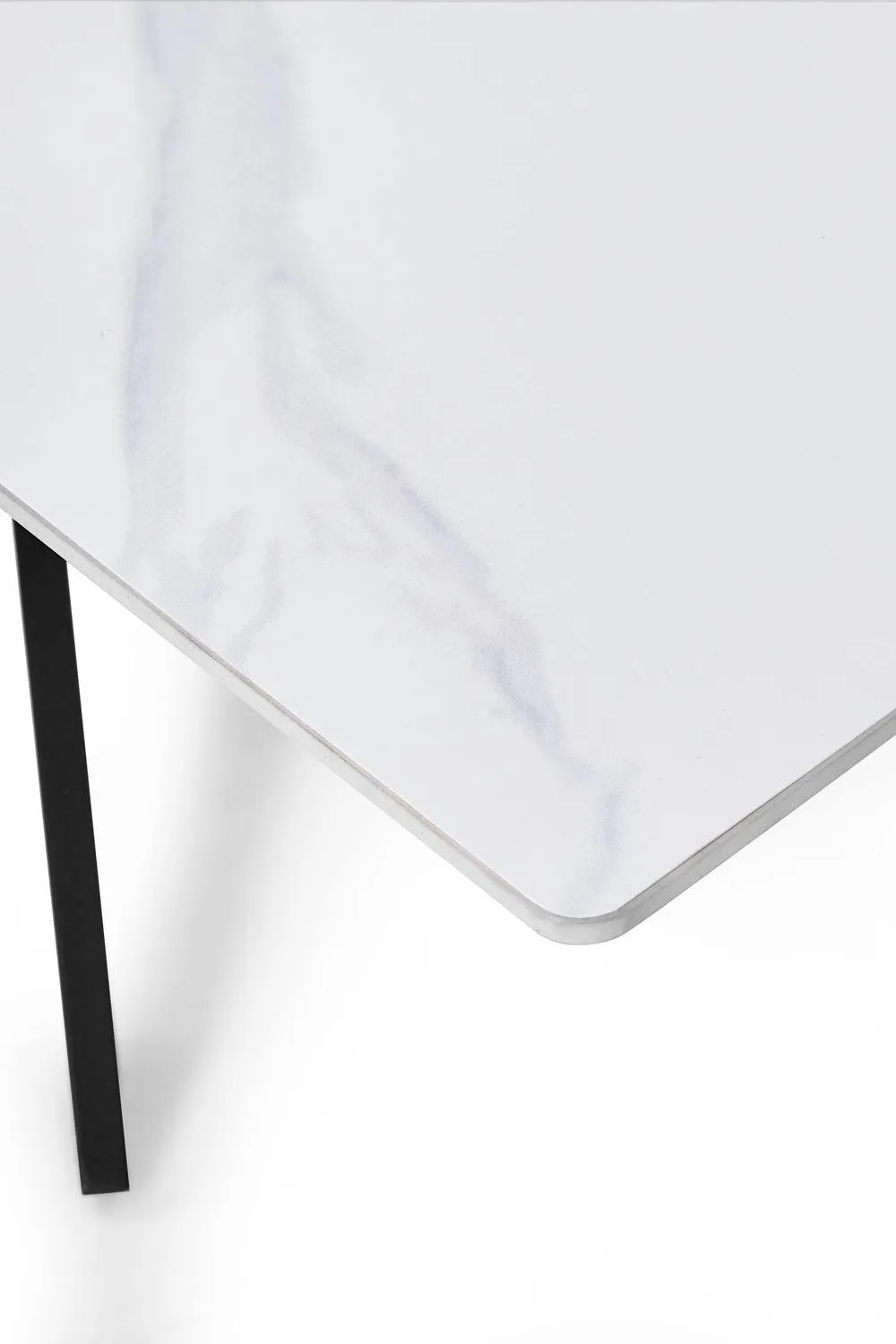 Julian Bowen Bradley Rectangular Ceramic Top Coffee Table in White 4
