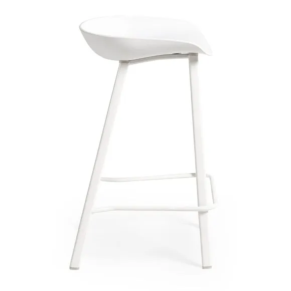 Renzo Set Of 2 Bar Stools, Metal 6