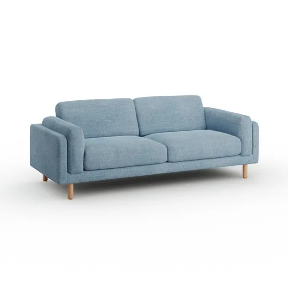 Newton Chunky Tonal Weave 4 Seater Sofa 6