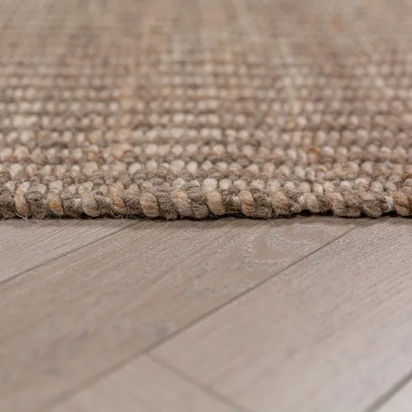 Flecked Braided Wool Rug 4