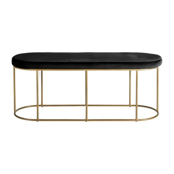 Nino 2 Seater Velvet Bench 2