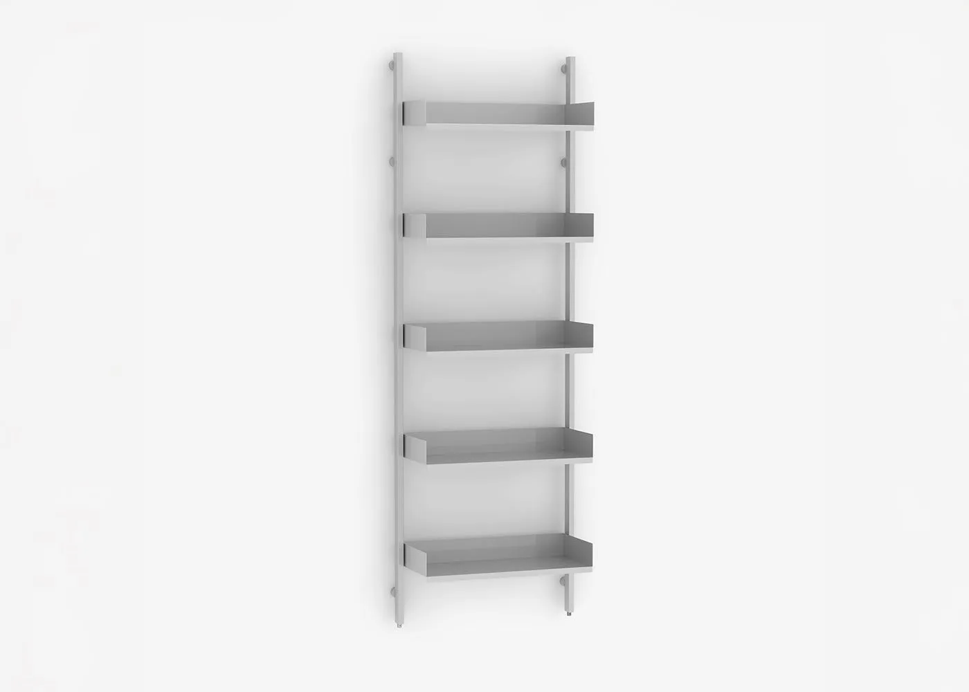 Case Slot Shelving Single 600 White 1
